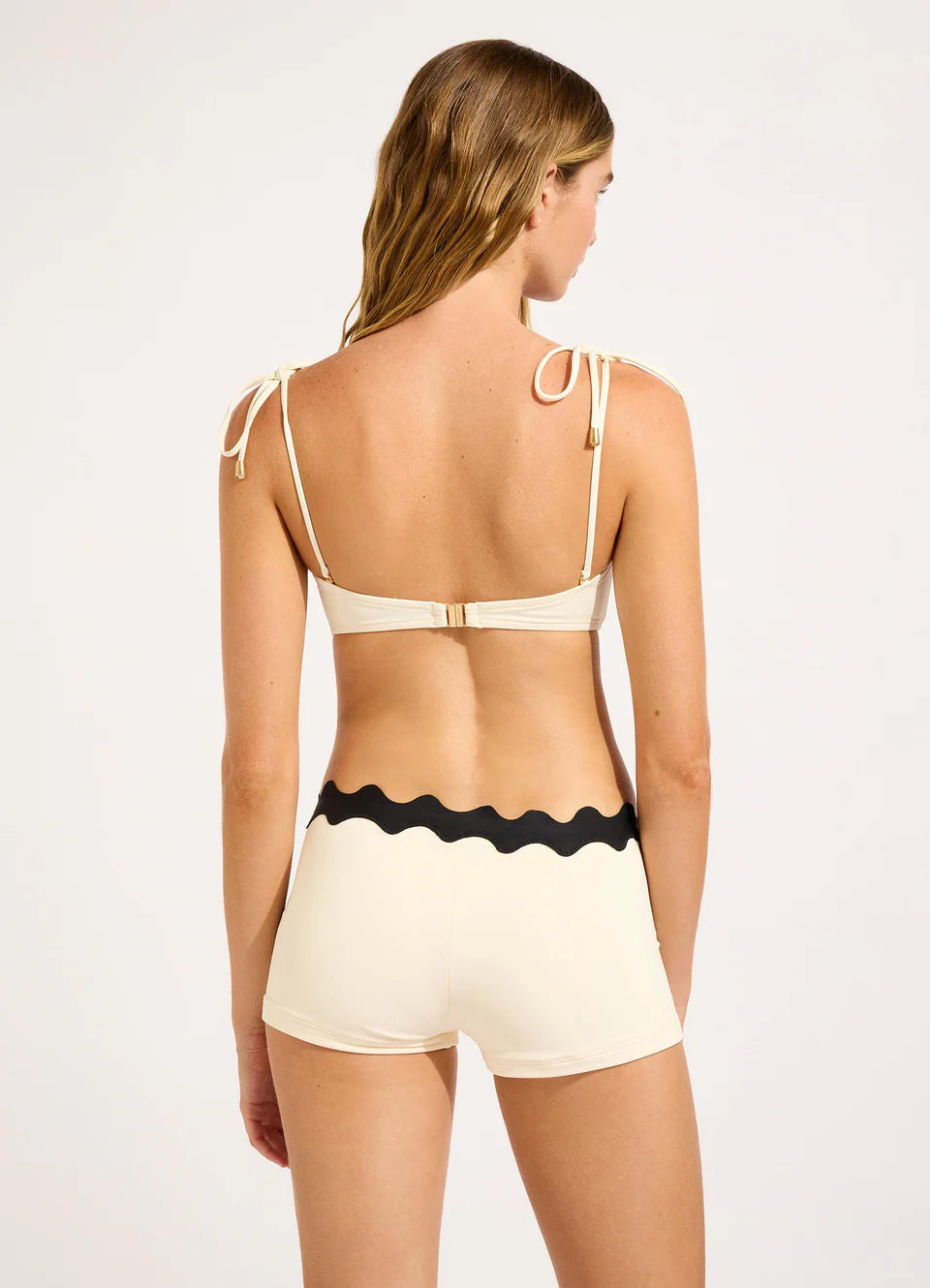 GIA RIC RAC BUSTIER BANDEAU BIKINI TOP