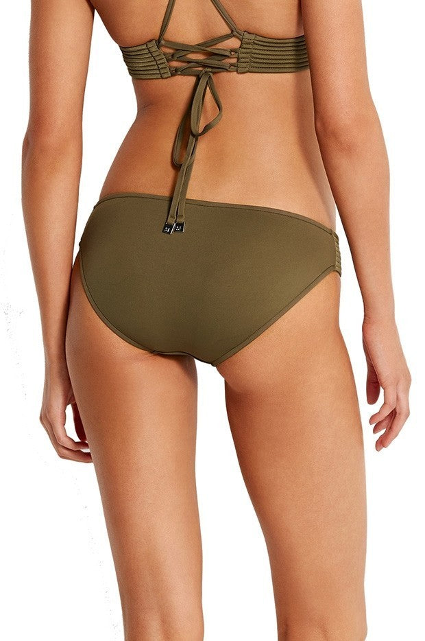 SEAFOLLY QUILTED FIXED TRI BIKINI TOP