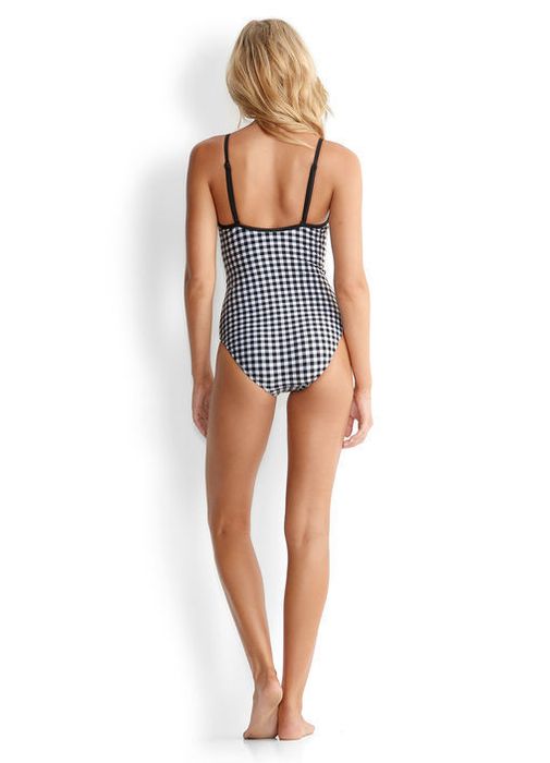 LA BELLE LACE UP MAILLOT